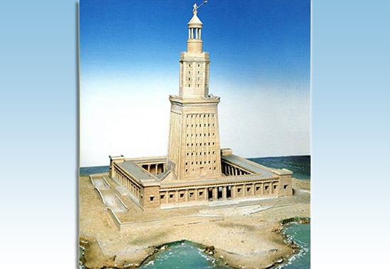 Artistic rendering of the Pharos of Alexandria