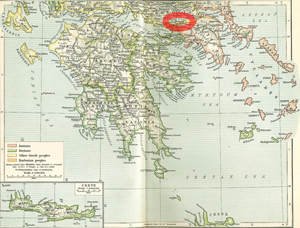 Plataea Map, Ancient Greece