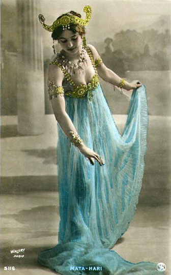 Mata Hari Postcard, Paris 1906