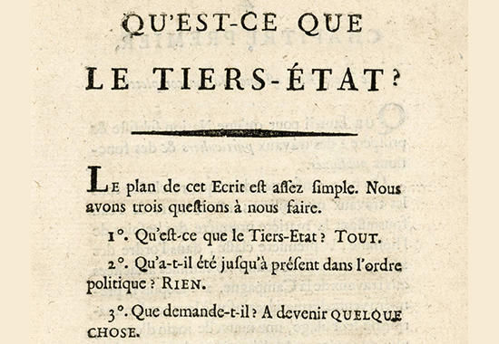 Qu'est-ce que le tiers tat? / What Is the Third Estate? - January 1789