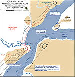 Map of Quebec 1759