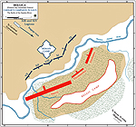 Battle of the Sambre 57 BC - MAP