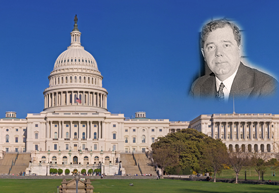 HUEY LONG AND THE U.S. CAPITOL - SHARE THE WEALTH