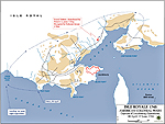 Map of the Siege of Louisbourg - June 1745