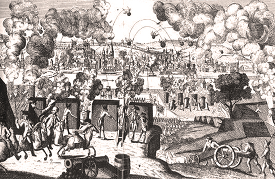 Bombardment of Mainz (Mayence)  October 1792