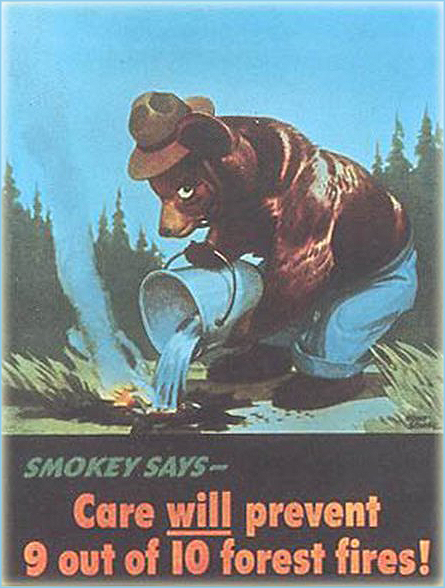 Smokey Busy Preventing in 1944