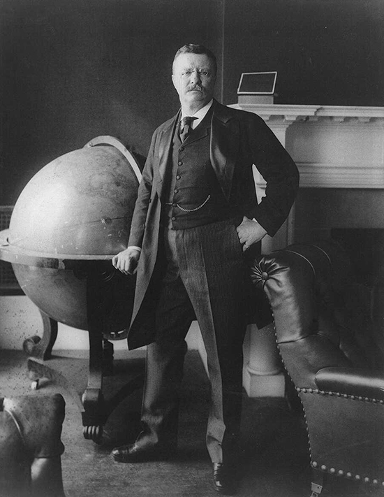 Theodore Roosevelt, Winner of Biggest Globe Contest, c. February 24, 1903