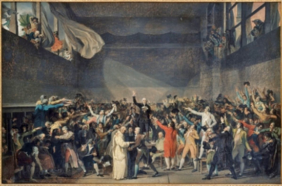 The Tennis Court Oath, June 20, 1789