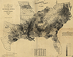 1860 United States Slave Population (Huge Map)