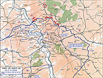 Map of the Battle of Verdun - Feb 21-Dec 18, 1916