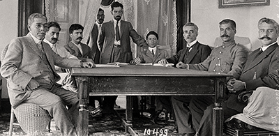 Villa-Carranza peace conference at Torreon July 4, 1914
