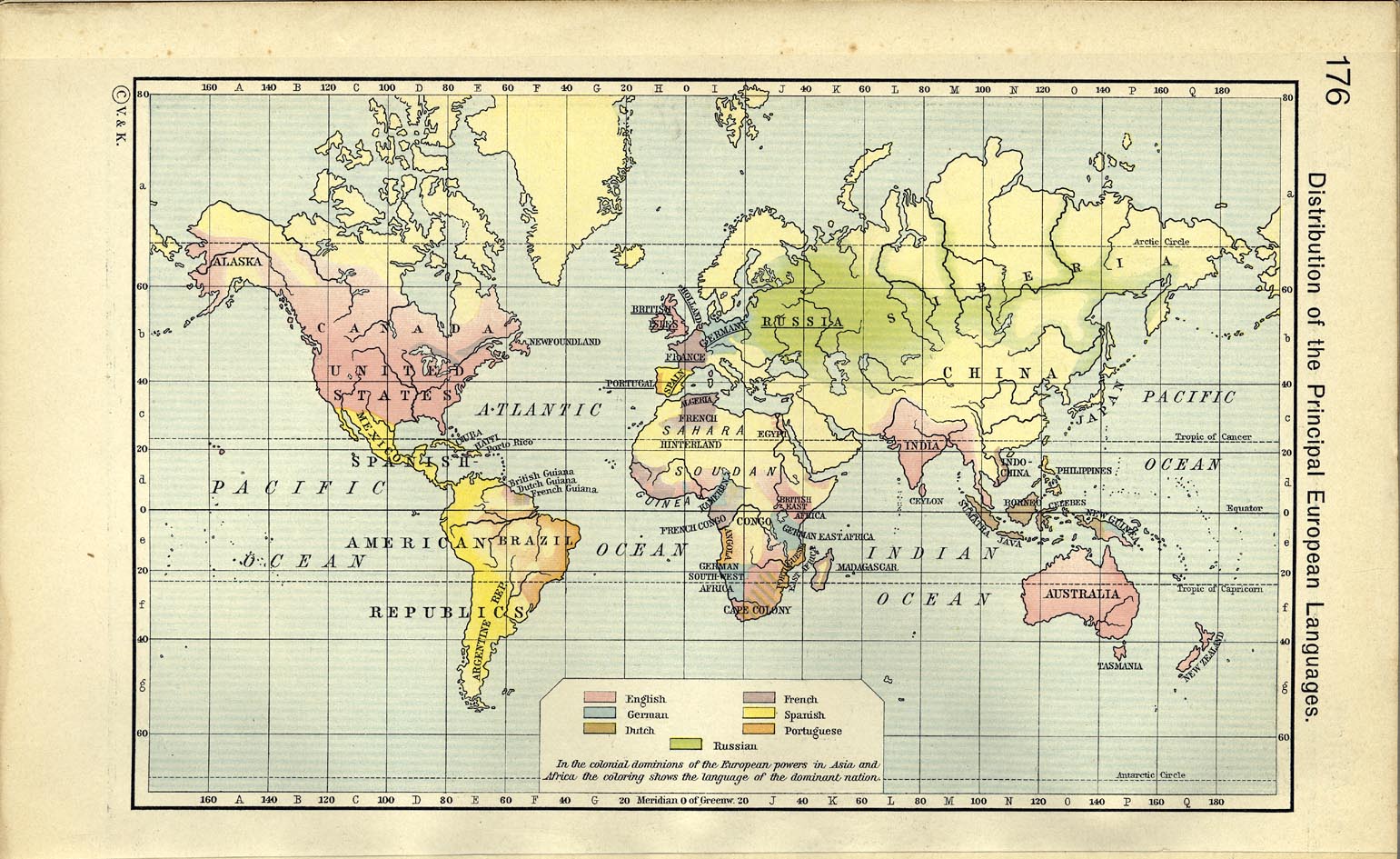 world map languages