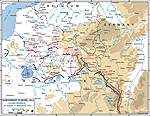 Map of Northwest Europe - Aug 30-Sep 5, 1914: Allied Retreat